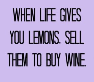 Lemons or wine